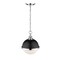Z-Lite Peyton 2 Light Mini Pendant, Matte Black & Opal Etched 619MP-MB-CH - alternate 7